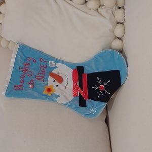 SNOWMAN Stocking